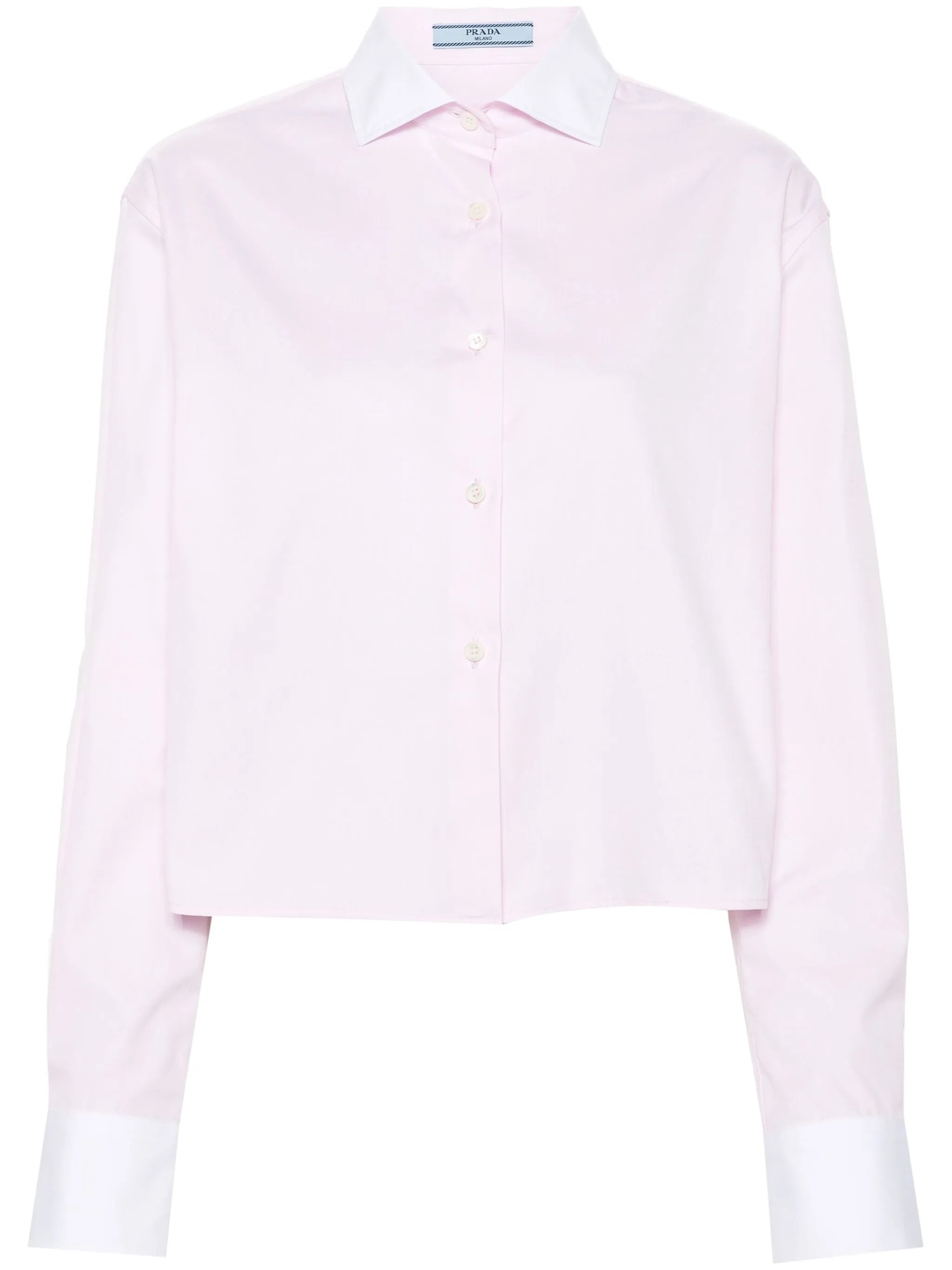 Logo-embroidered Cotton Shirt - 1