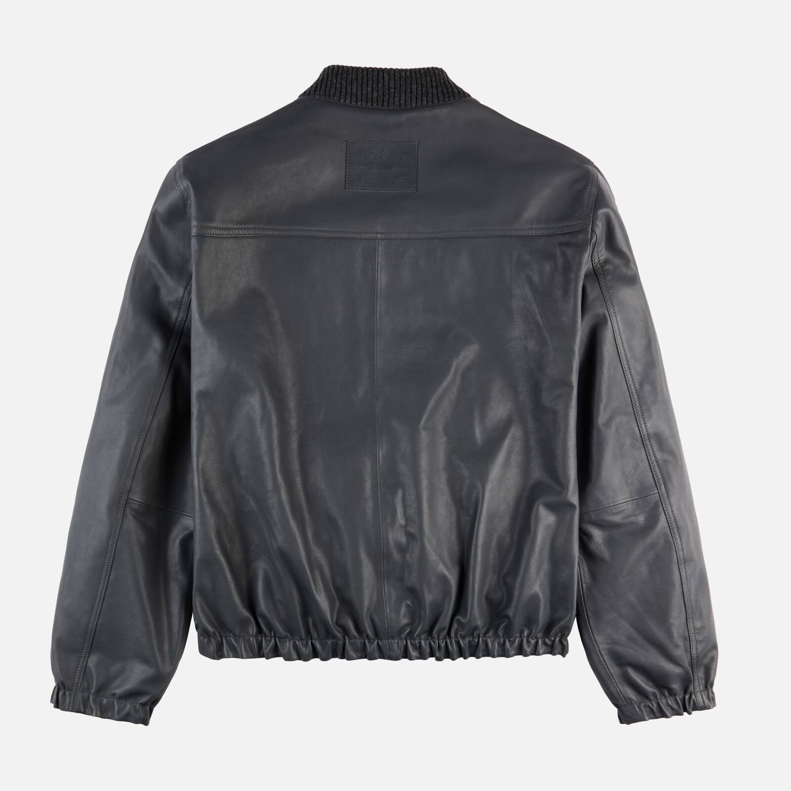 Reversible bomber jacket in leather - 2