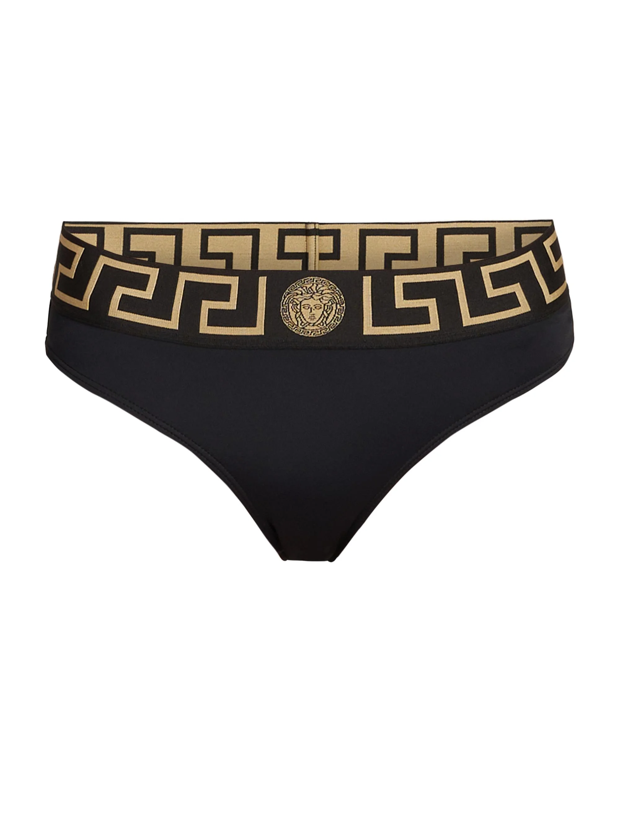 Women's La Greca Bikini Bottom Brief - Black - 1