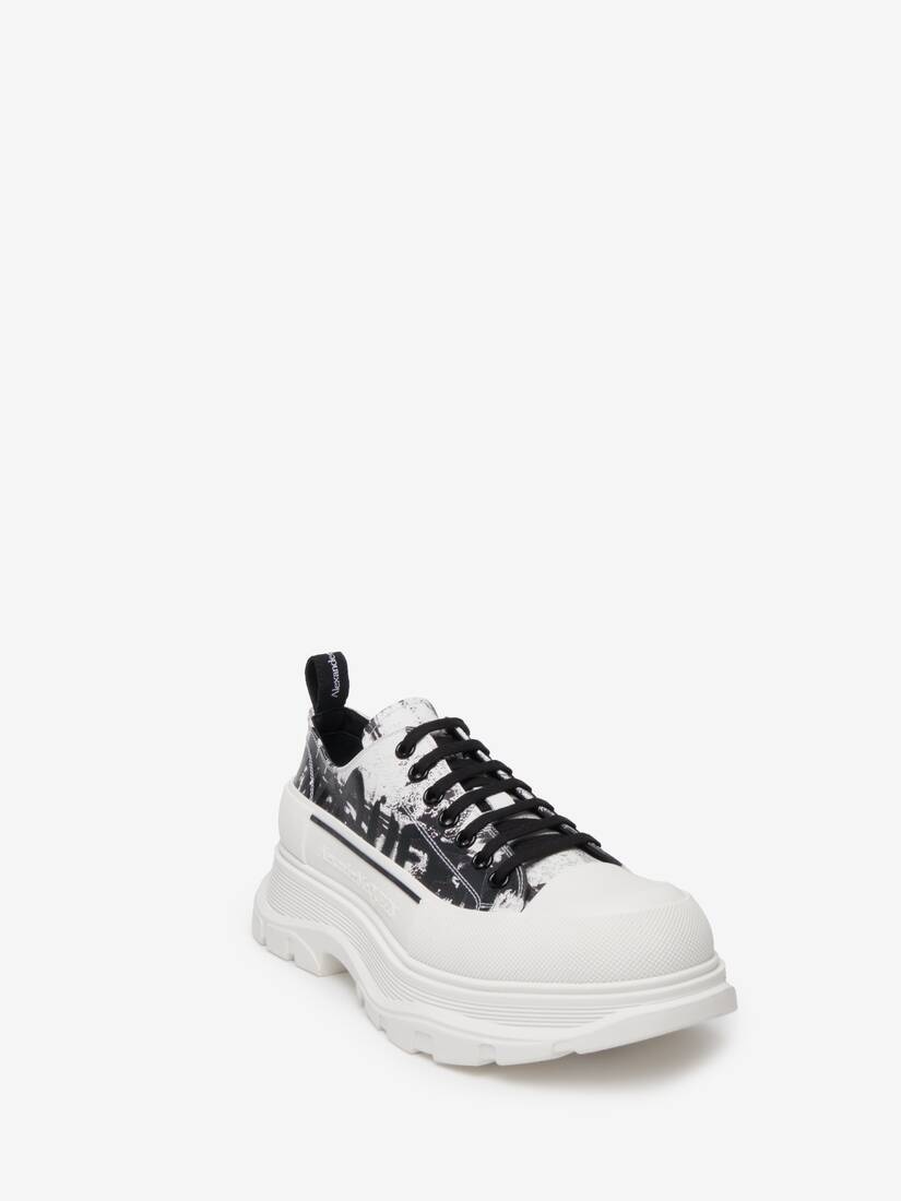 Men's Tread Slick Lace Up in Black/white - 5