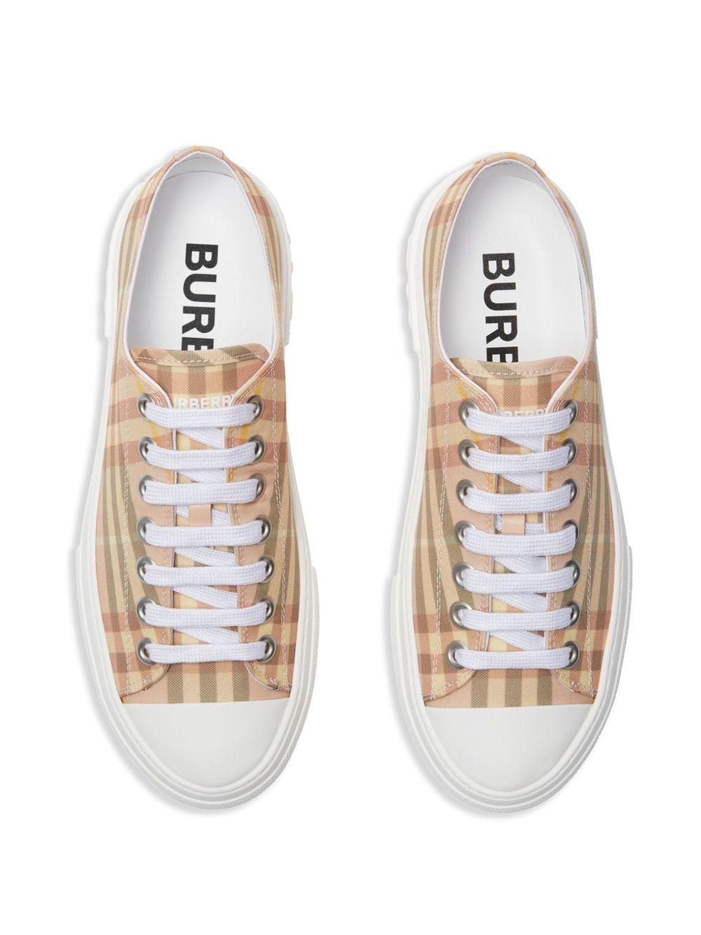 checkered sneakers - 4