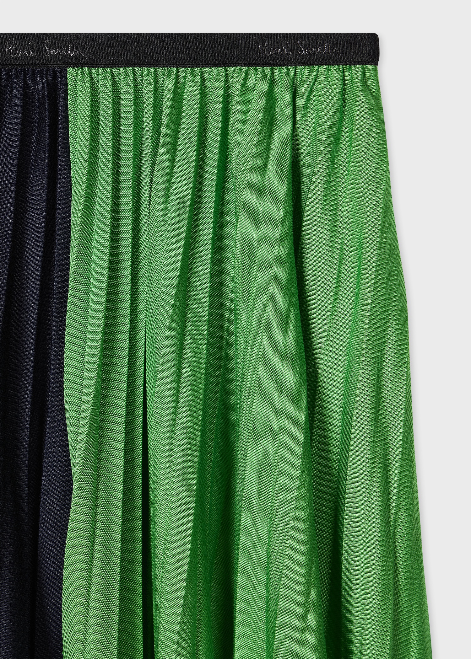 Women's Pleated 'Block Stripe' Skirt - 2