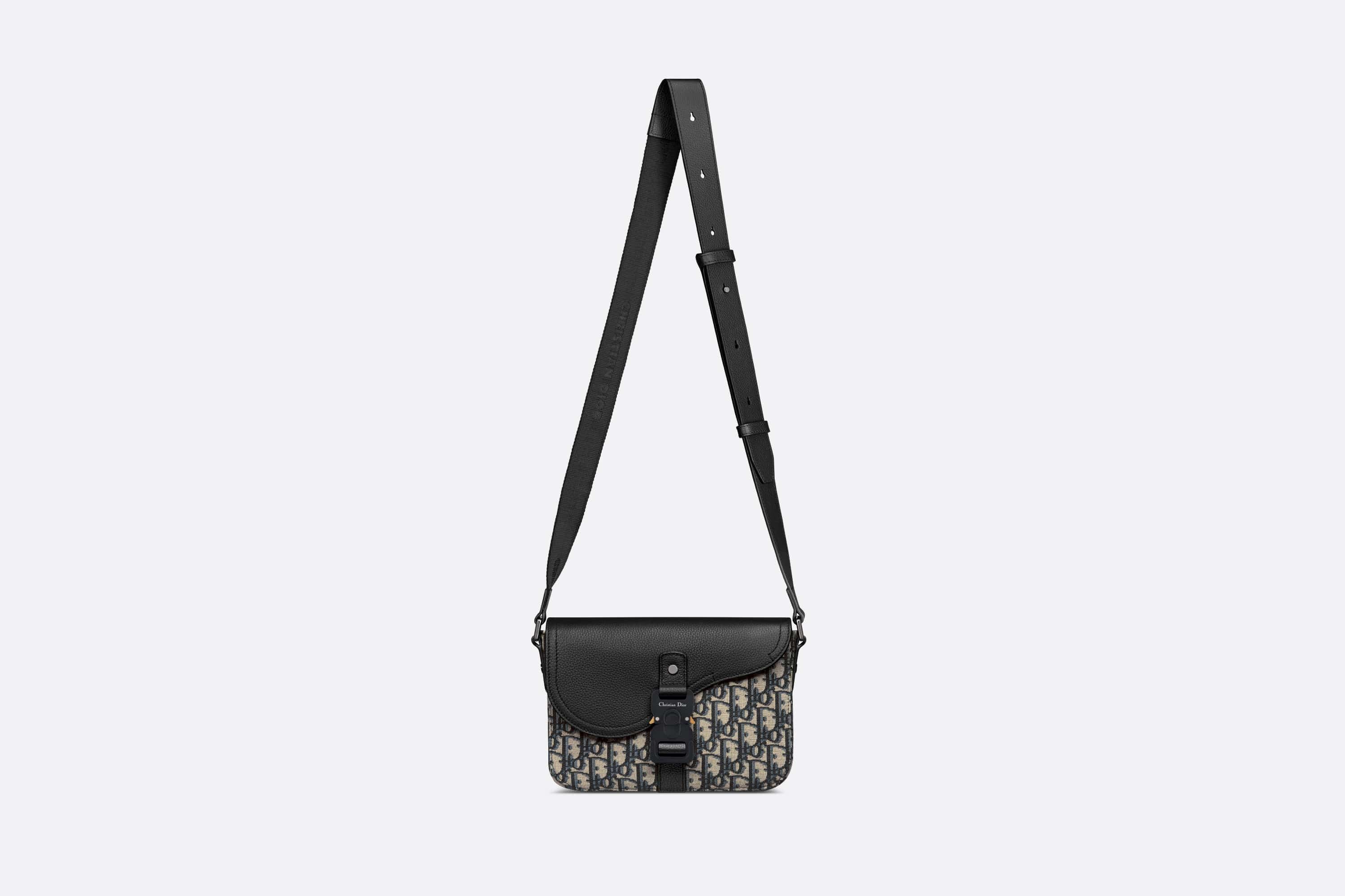 Dior Mini Saddle Bag with Strap | REVERSIBLE