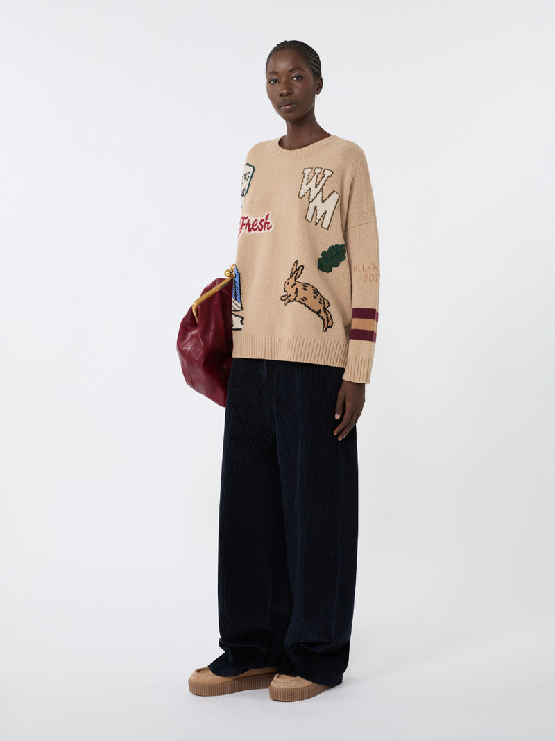 WEEKEND Max Mara PAVIDI Wool knit oversized jumper outlook