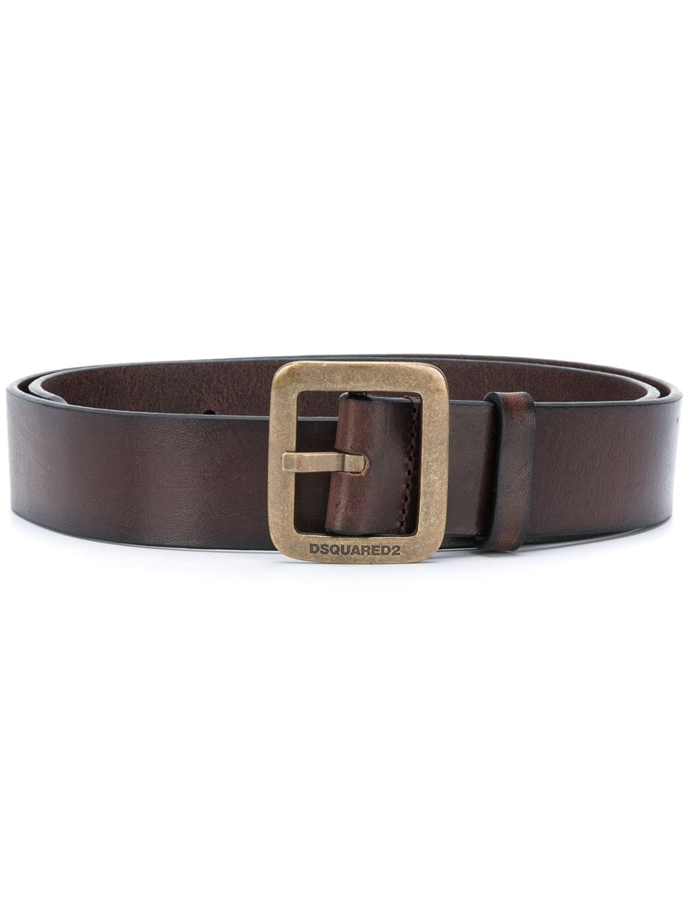 logo buckle belt - 1