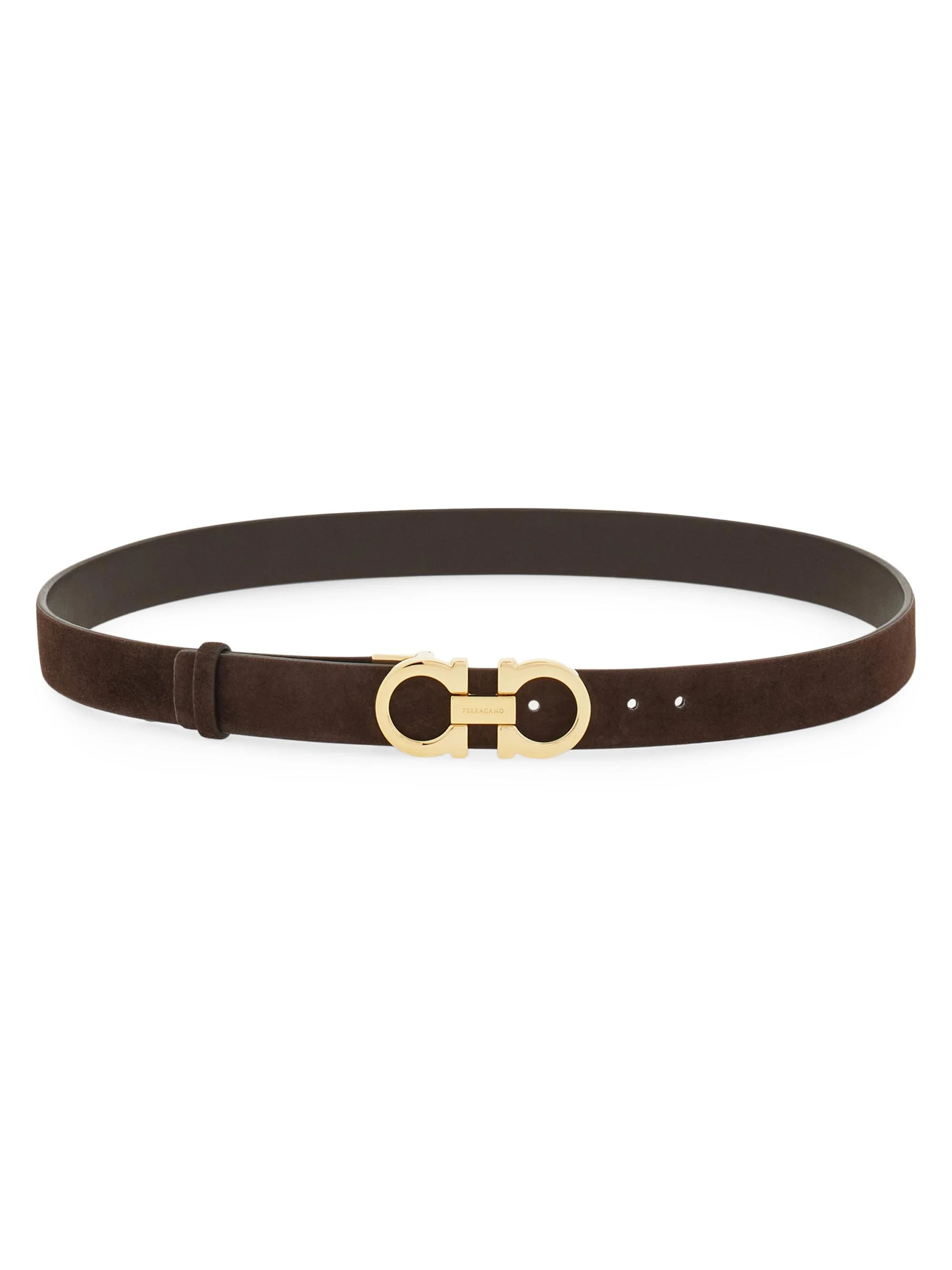 Women's Donna Leather Belt - Testa Di Moro - 1