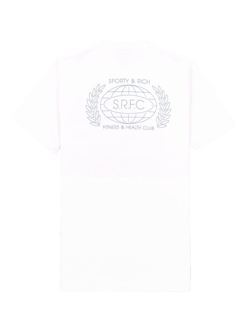 Sporty & Rich S.R.F.C logo-print T-shirt outlook