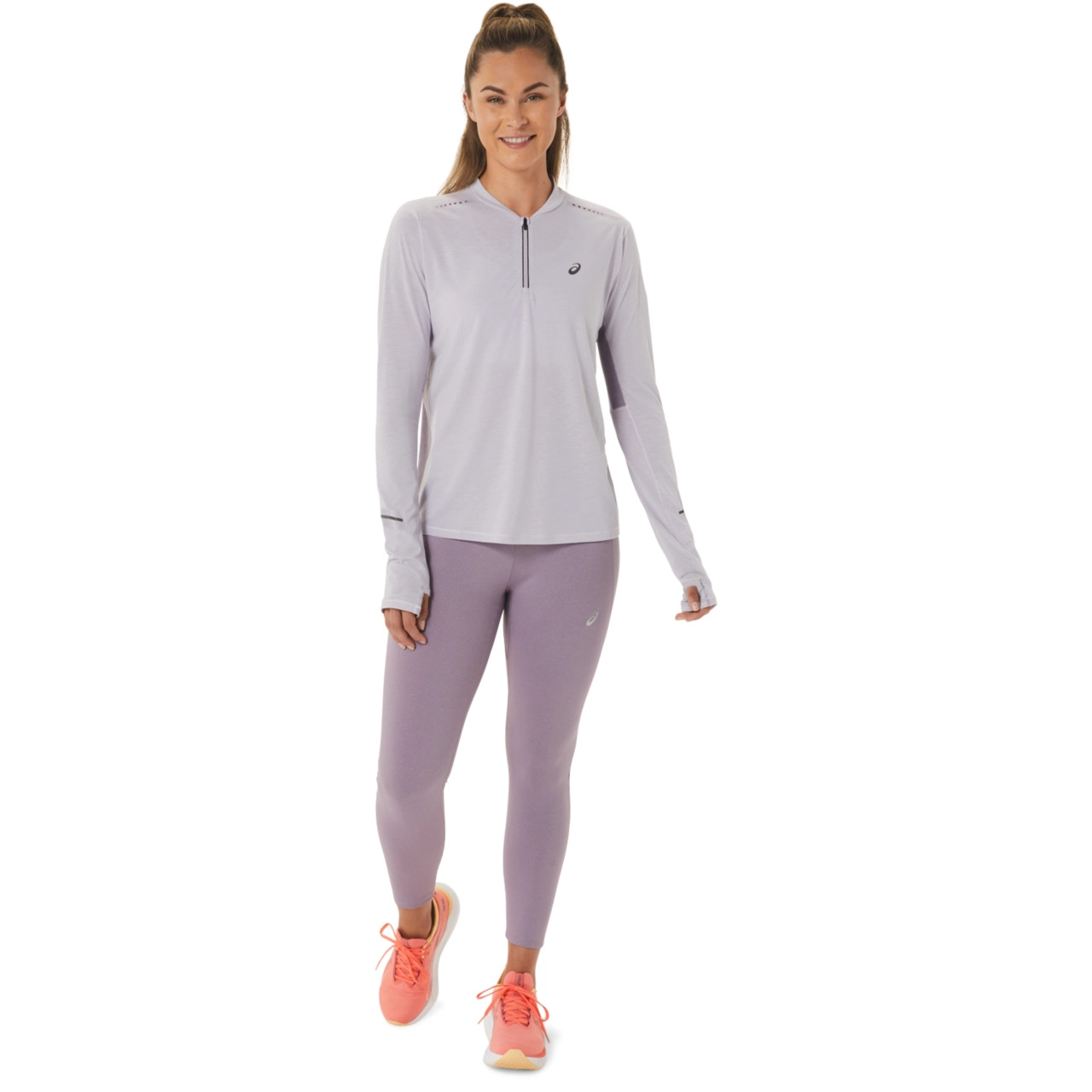 WOMEN'S METARUN 1/2 ZIP LONG SLEEVE TOP - 8