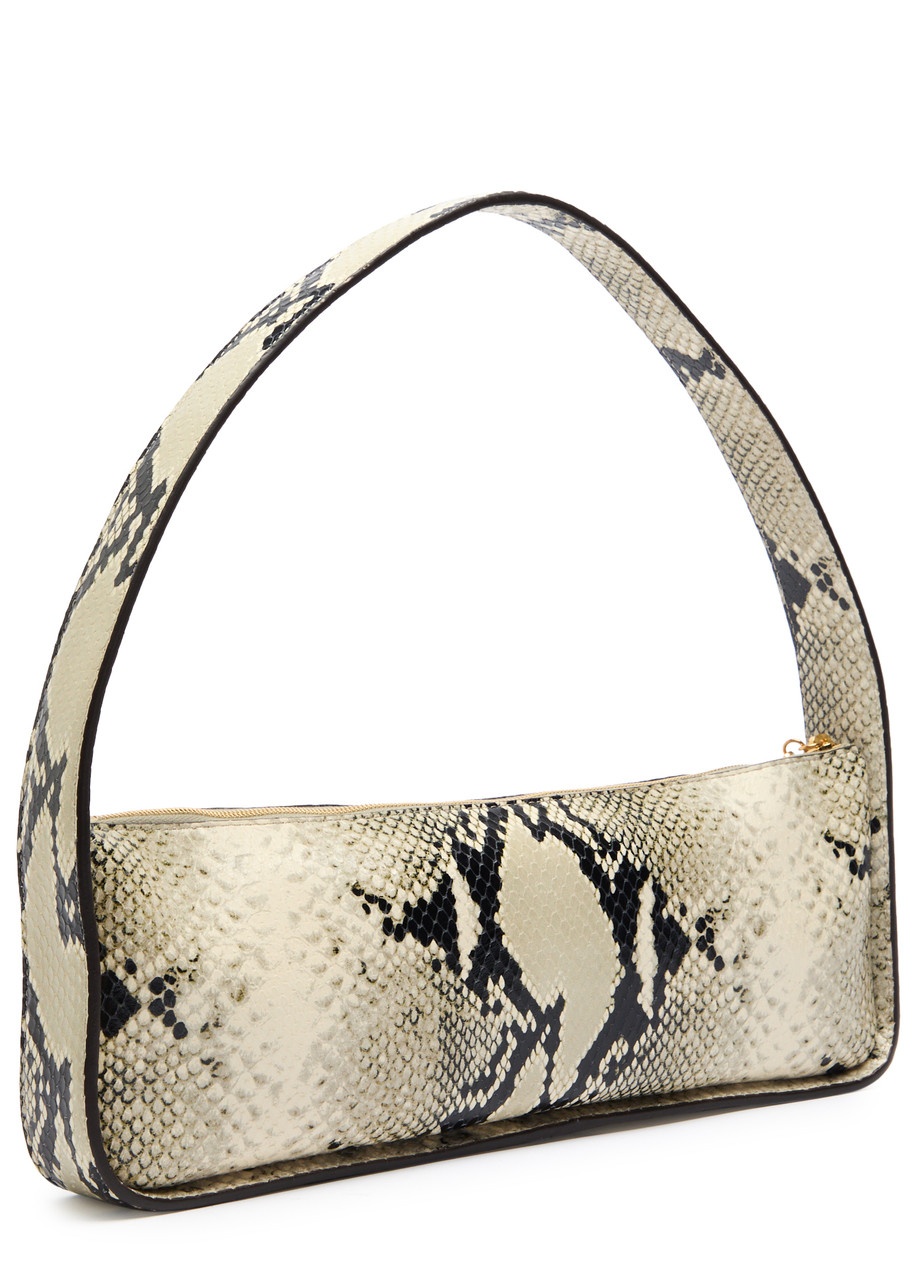 Khaite Lori Python-effect Shoulder bag - 2