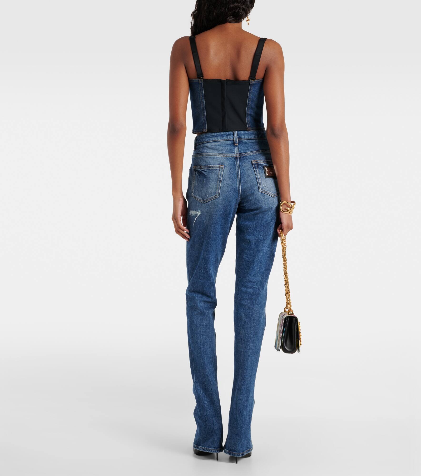 High-rise flared jeans - 3