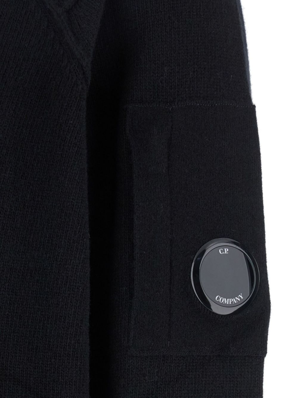lambswool zip-up cardigan - 3