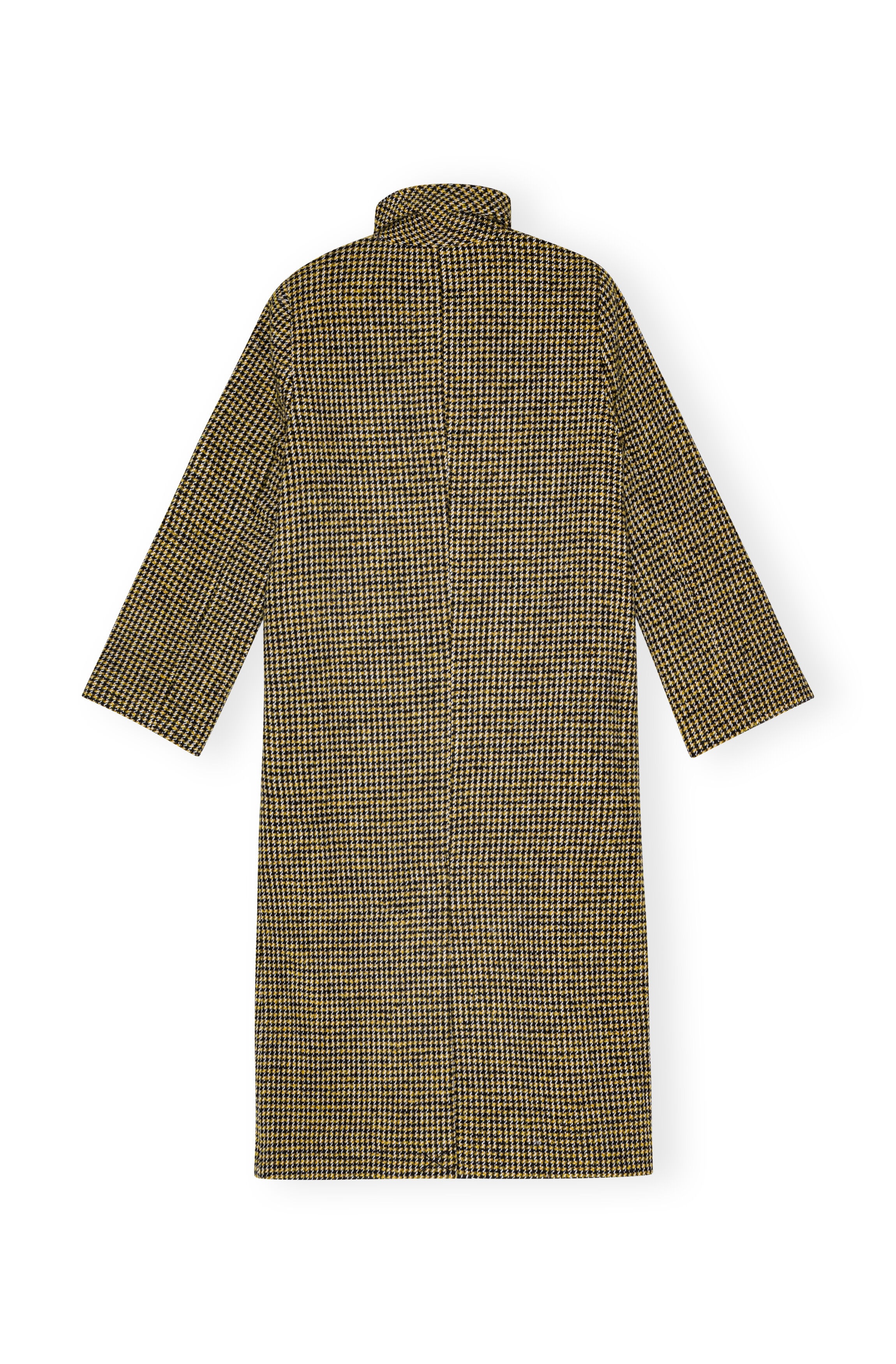 WOOLLEN CHECKERED COAT - 2