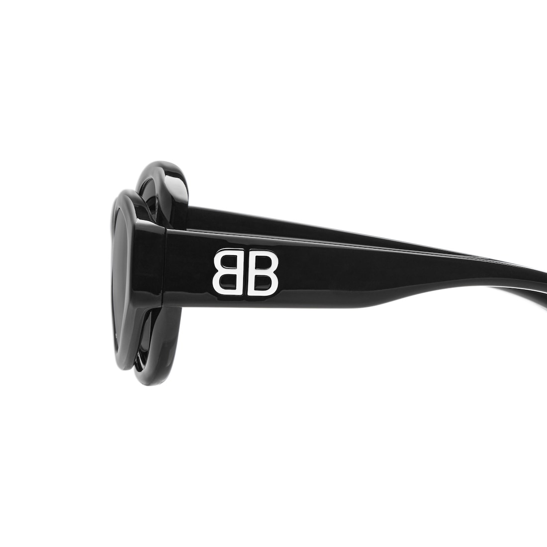 Superbusy Round Sunglasses  in Black - 5