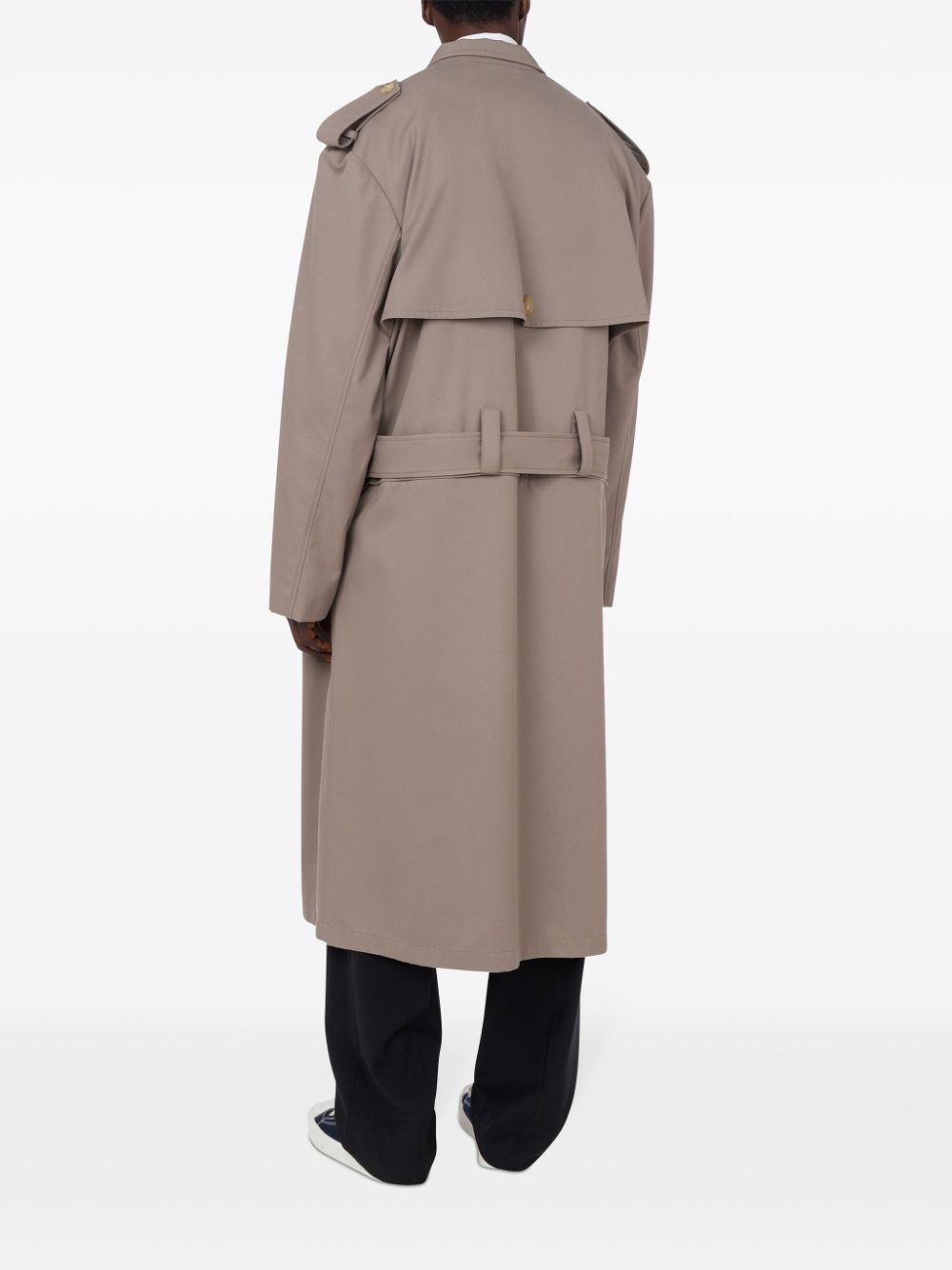 double-breasted trench coat - 3