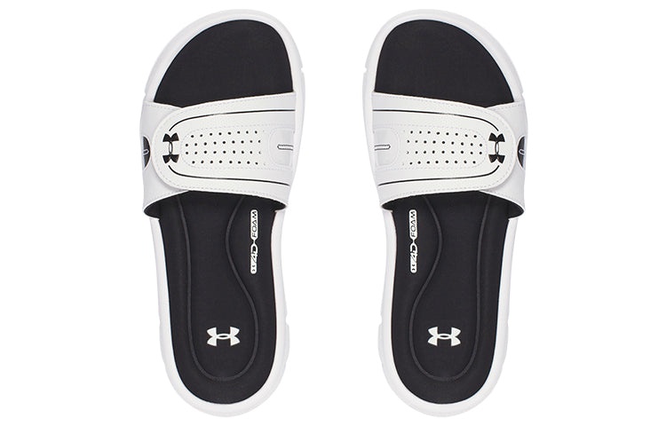 (WMNS) Under Armour Ignite VII Sandals Black/White 1287319-100 - 3