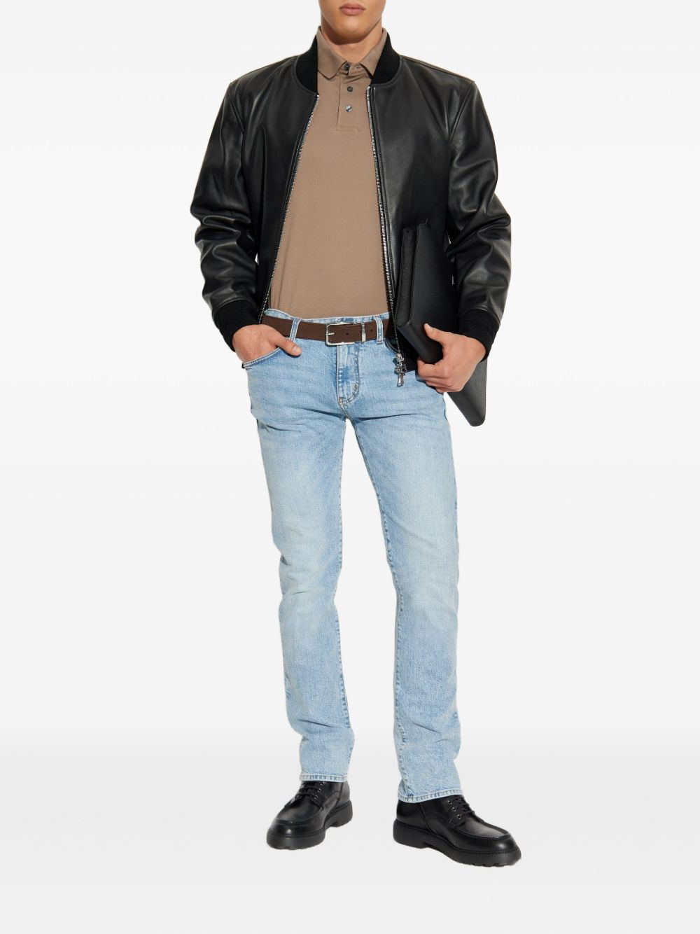 logo-motif jeans - 2