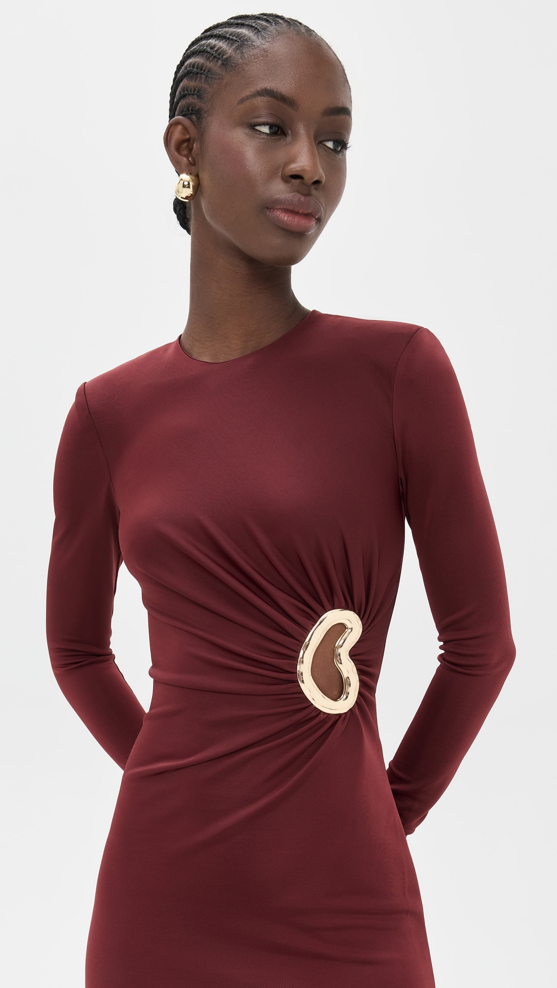 Misha Long Sleeve Maxi Dress - 2