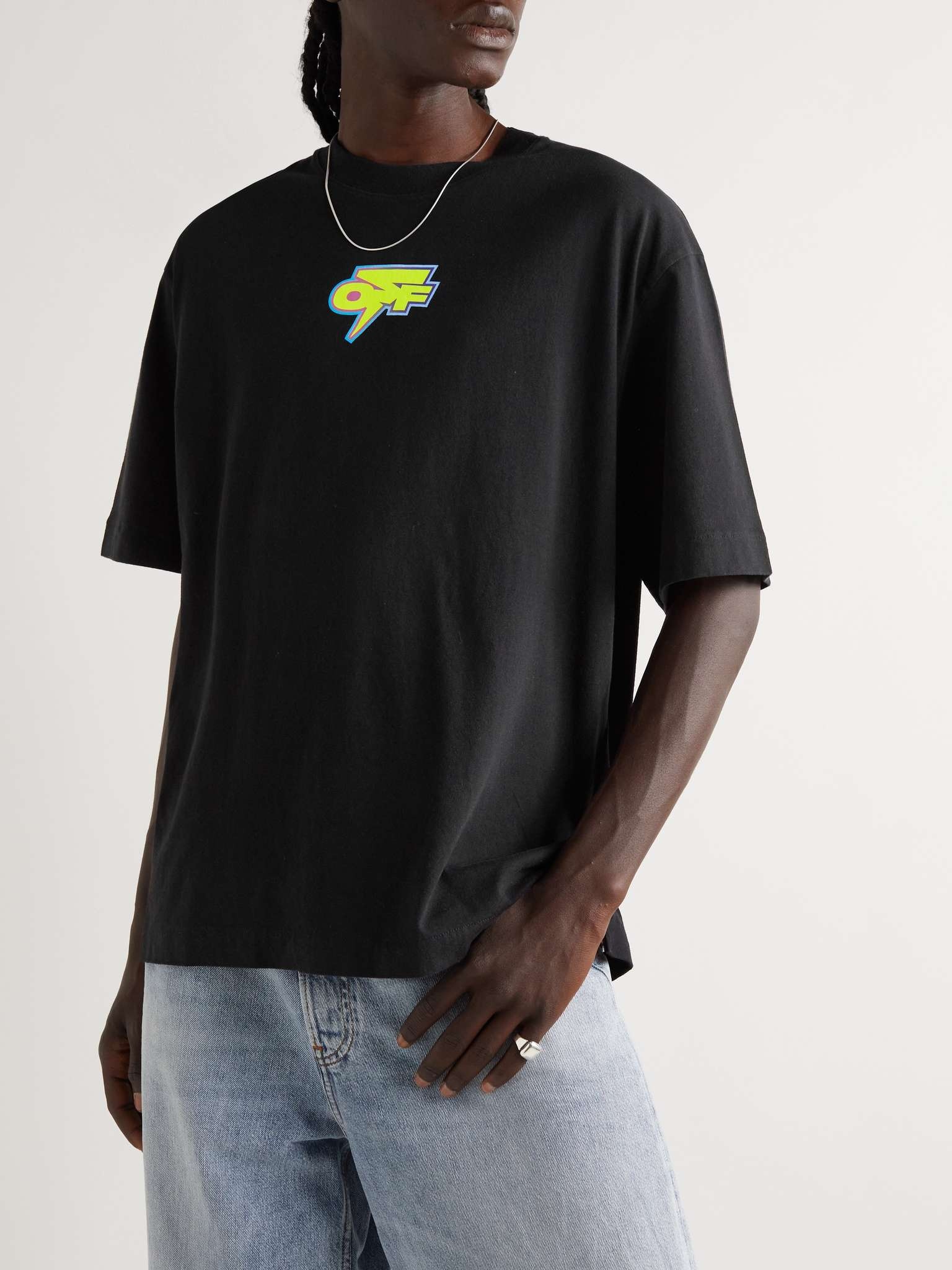 Logo-Print Cotton-Jersey T-Shirt - 4