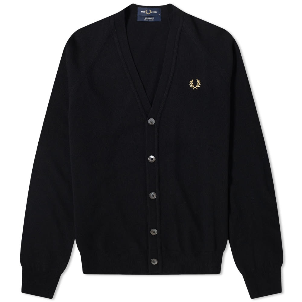 Fred Perry Reissues Lambswool Cardigan - 1