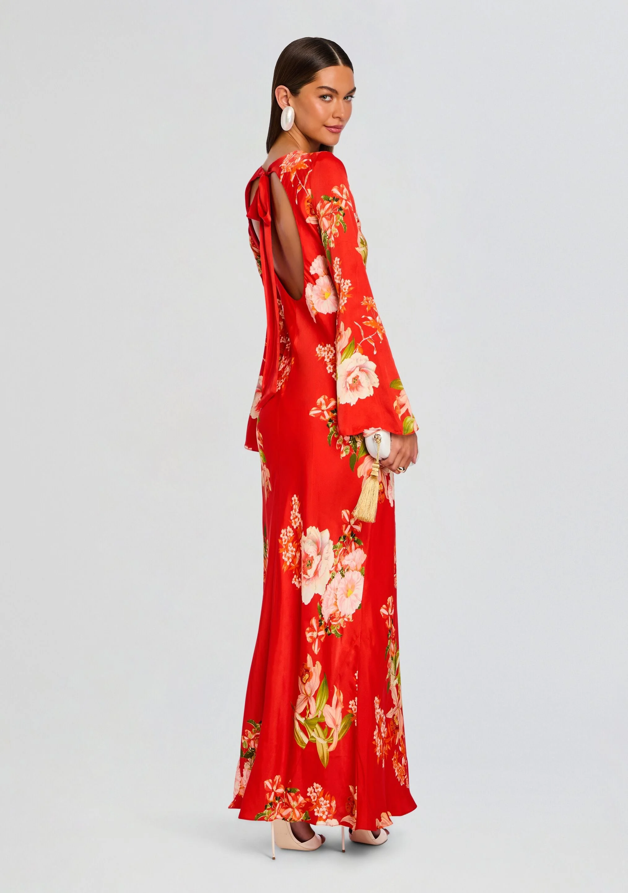 hemant and nandita silk dress Vine Maxi Dress by Hemant & Nandita