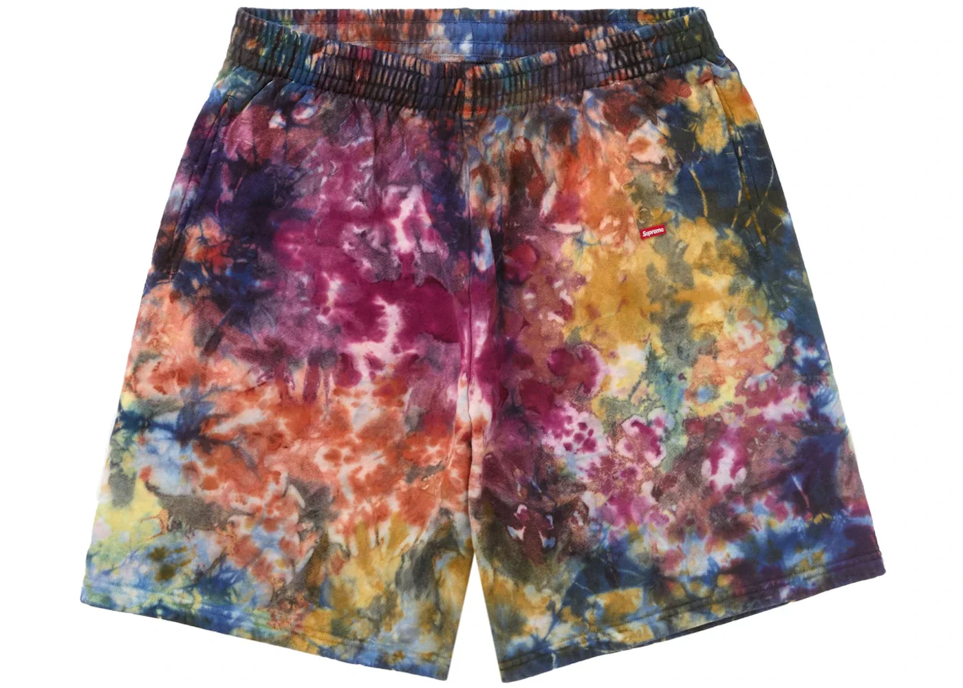 Supreme Overdyed Small Box Sweatshort Multicolor - 1