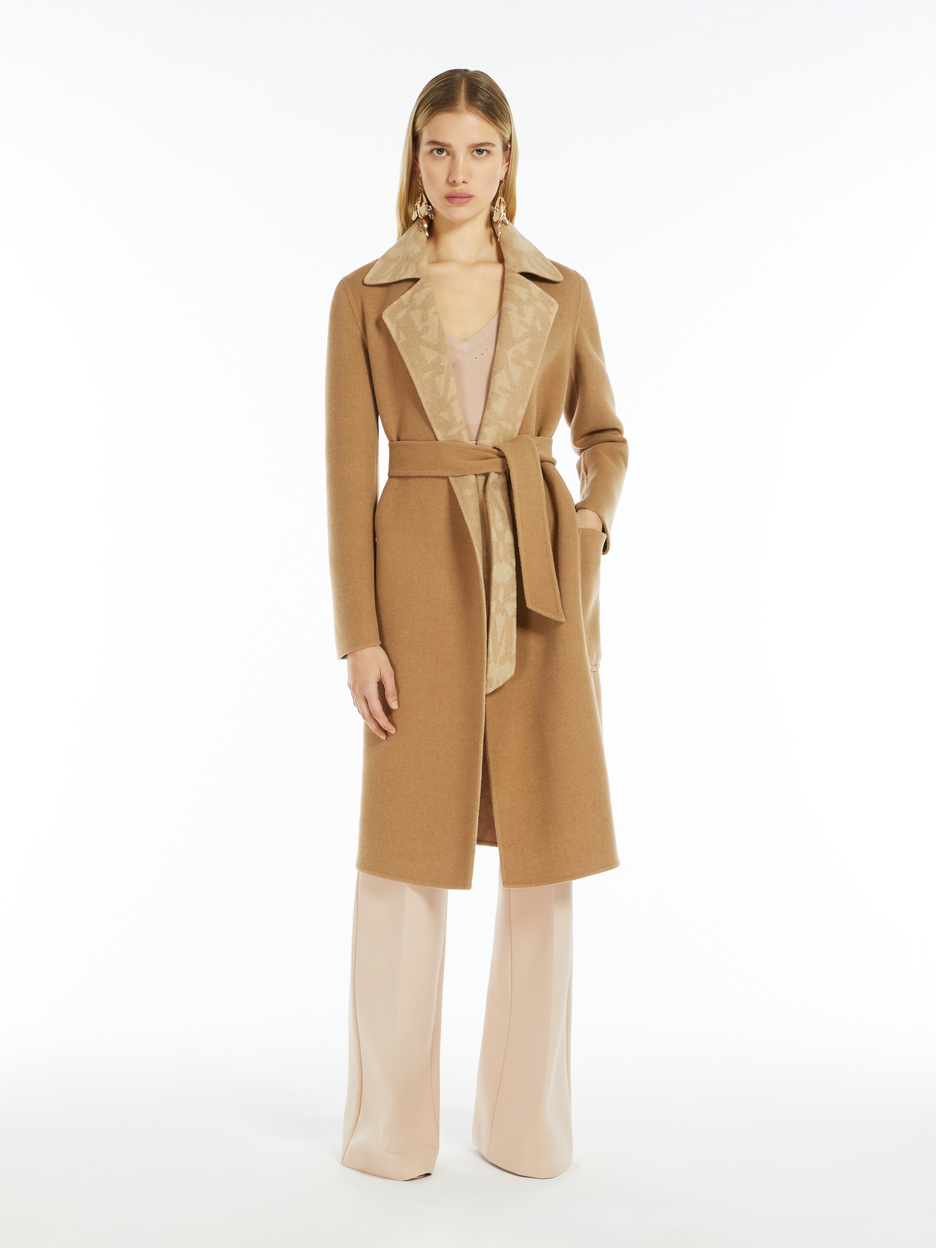 コート Max Mara FW24 Camel camel Abito coat (2421016021600 001) Max Mara ABITO Reversible camel coat | REVERSIBLE
