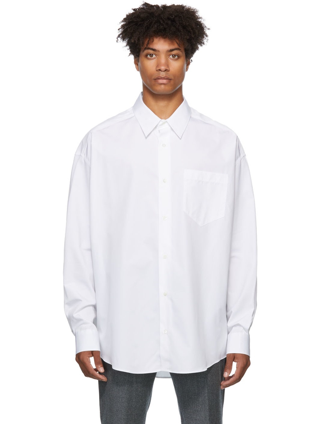 Oversized Poplin Shirt - 1