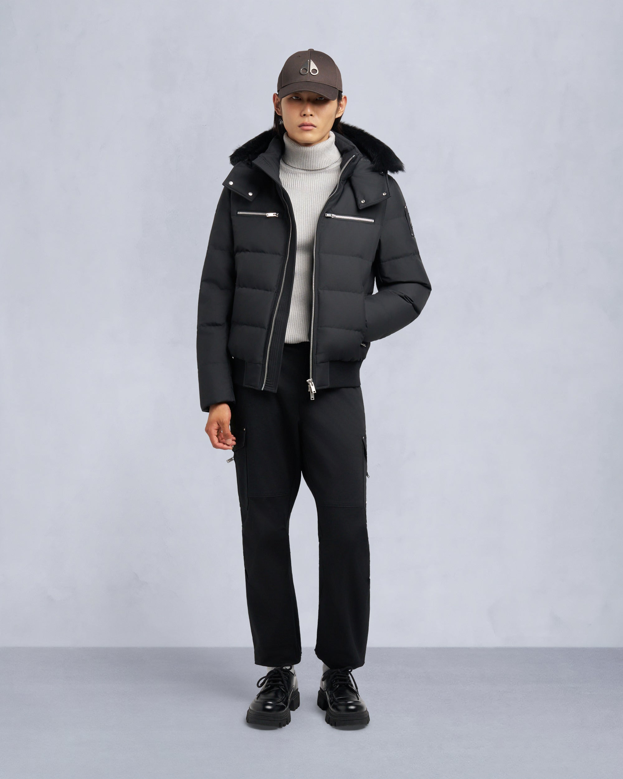 CLOUD SHEARLING BOMBER JACKET - 2
