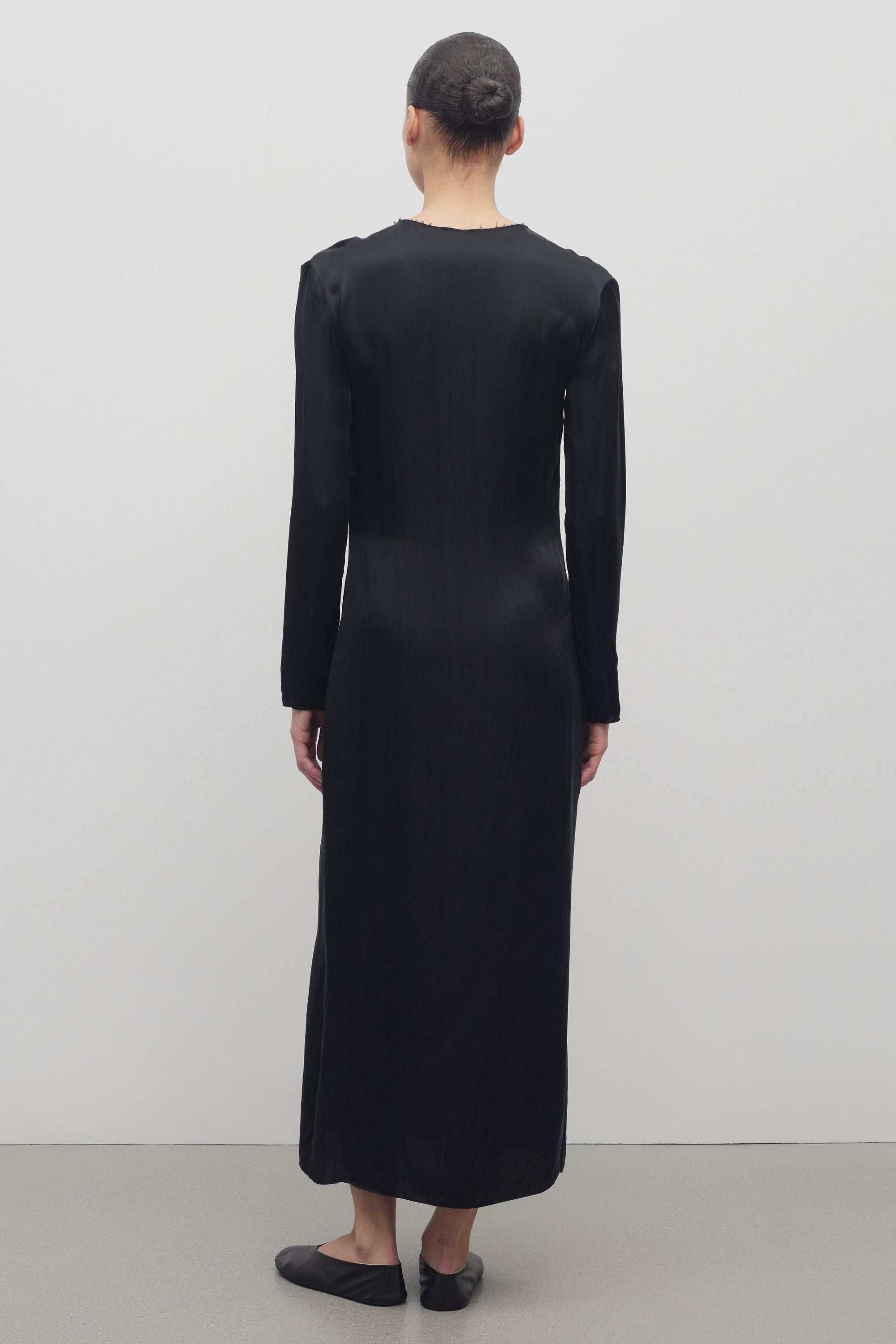 Cati Dress in Cupro - 5