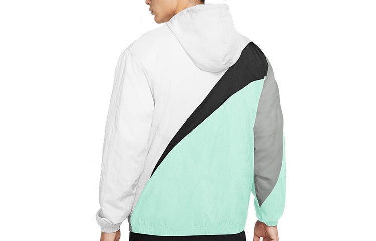 Air Jordan Jumpman Wave Woven Jacket Multicolor Splicing CK6867-100 - 2