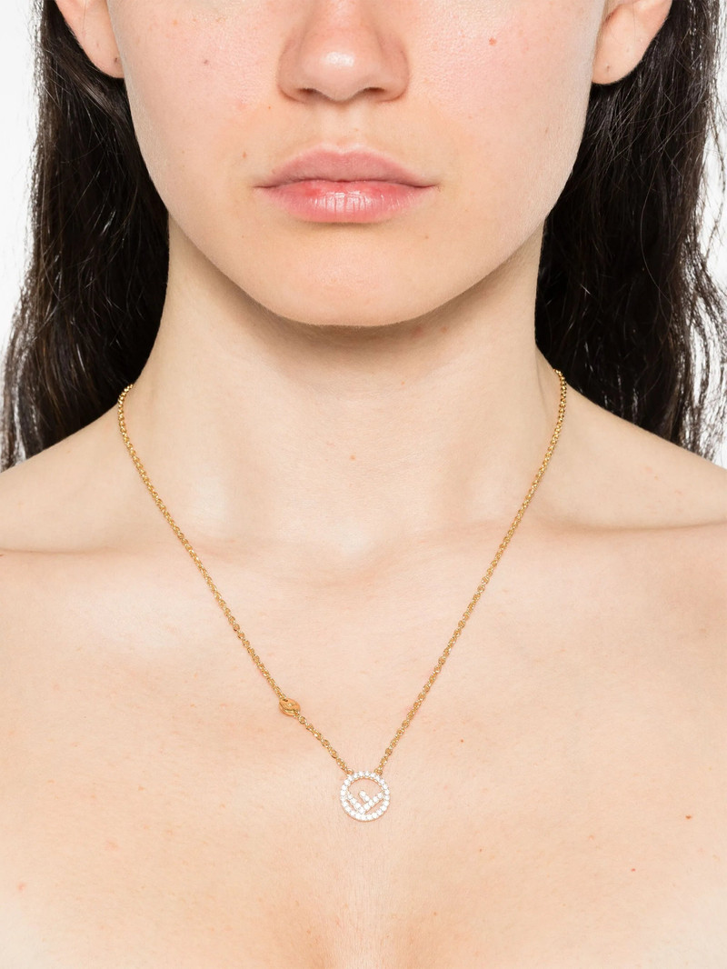 FENDI Fendi Crystal-embellished Necklace outlook