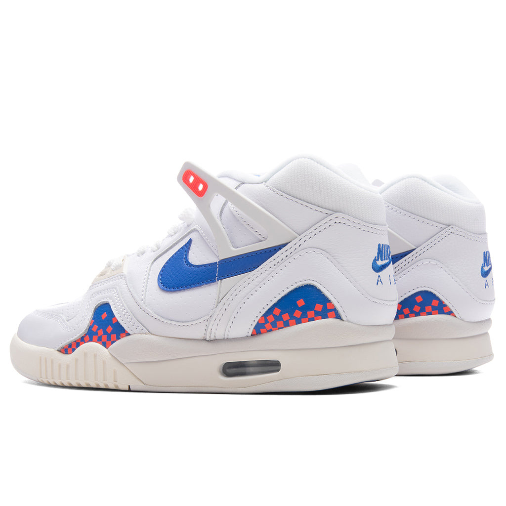 AIR TECH CHALLENGE 2 'PIXEL COURT' - WHITE/ROYAL BLUE/LASER CRIMSON - 3