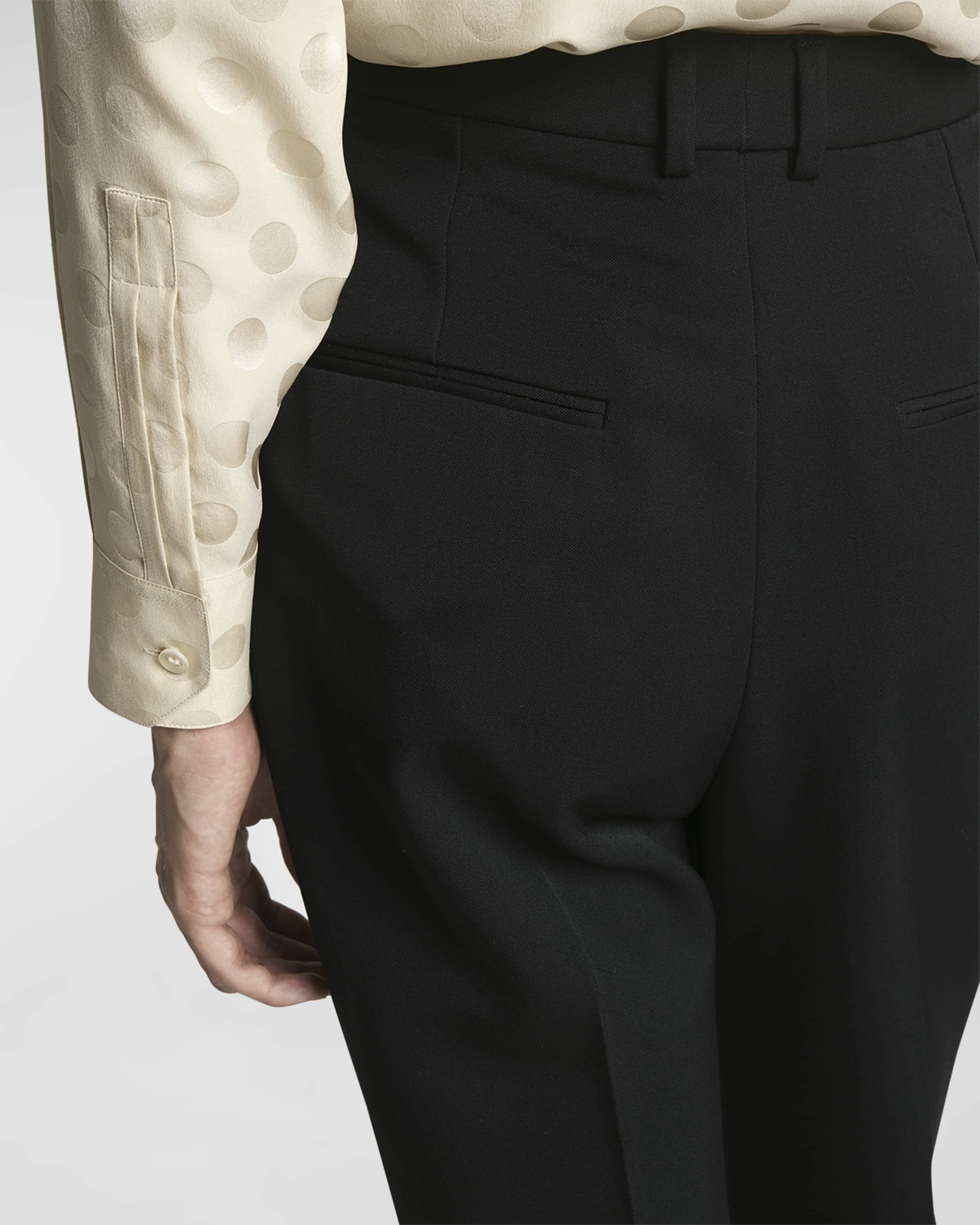 Men's Grain de Poudre Pleated Trousers - 6