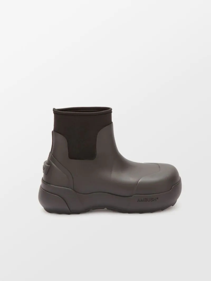 embossed logo chunky boots - 1