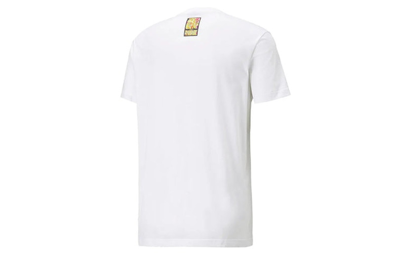PUMA PUMA x Britto T-Shirt 'White Black' 532234-02 outlook