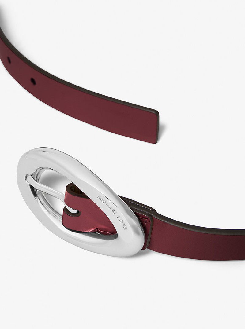MICHAEL KORS Leather Belt outlook