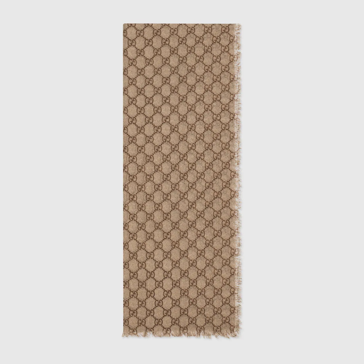 GG wool stole with Web - 1