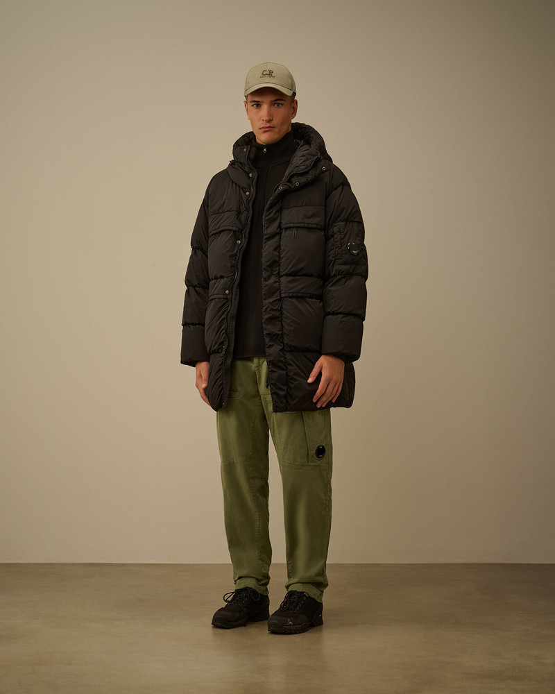 C.P. Company Nycra-R Long Hooded Down Jacket outlook