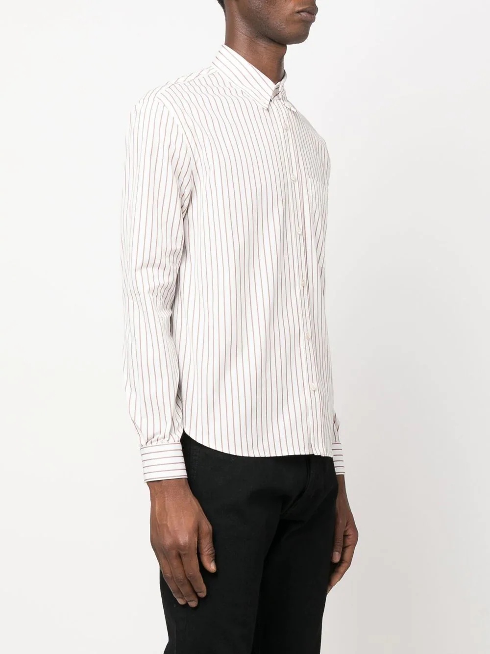 striped long-sleeve shirt - 3