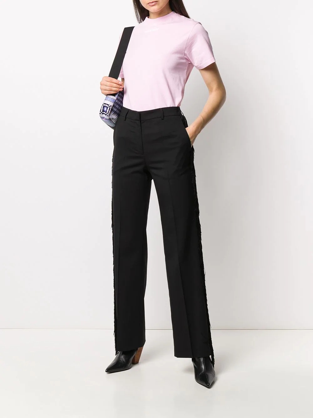 Abigail tassel-stripe trousers - 2