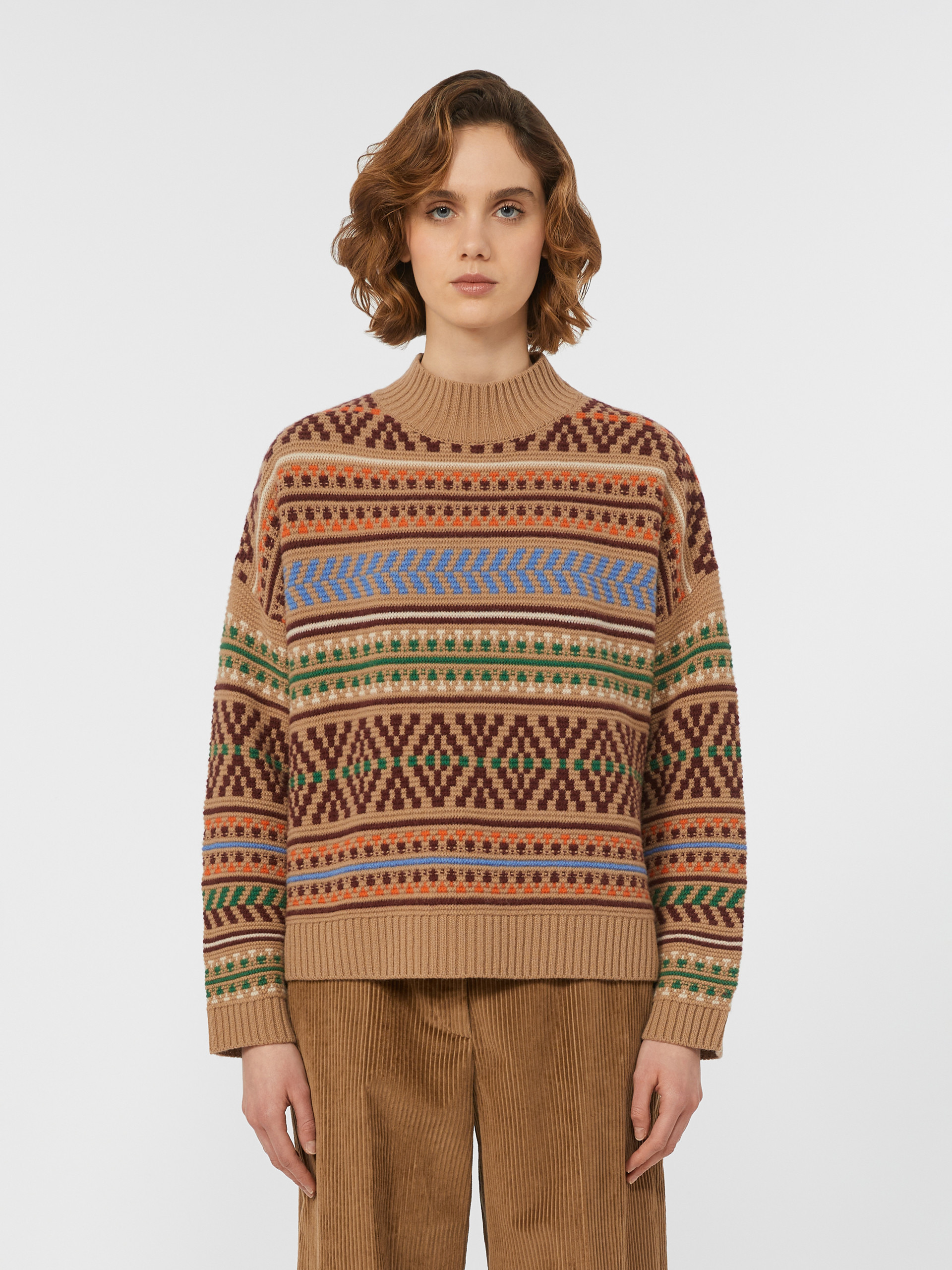 FESTOSO Wool jacquard jumper - 3