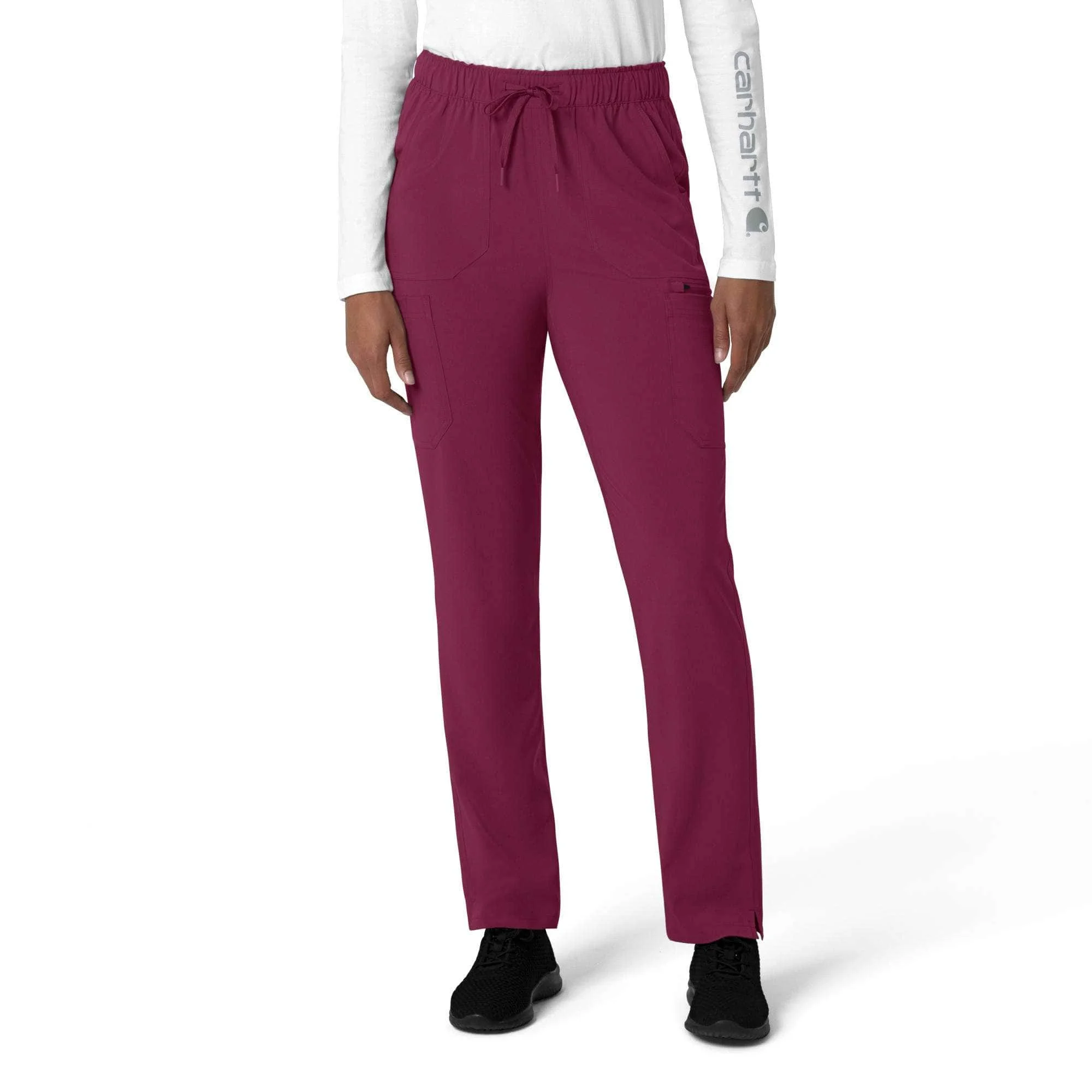 Women's Force Cross-Flex Straight Leg Cargo Scrub Pant - 1