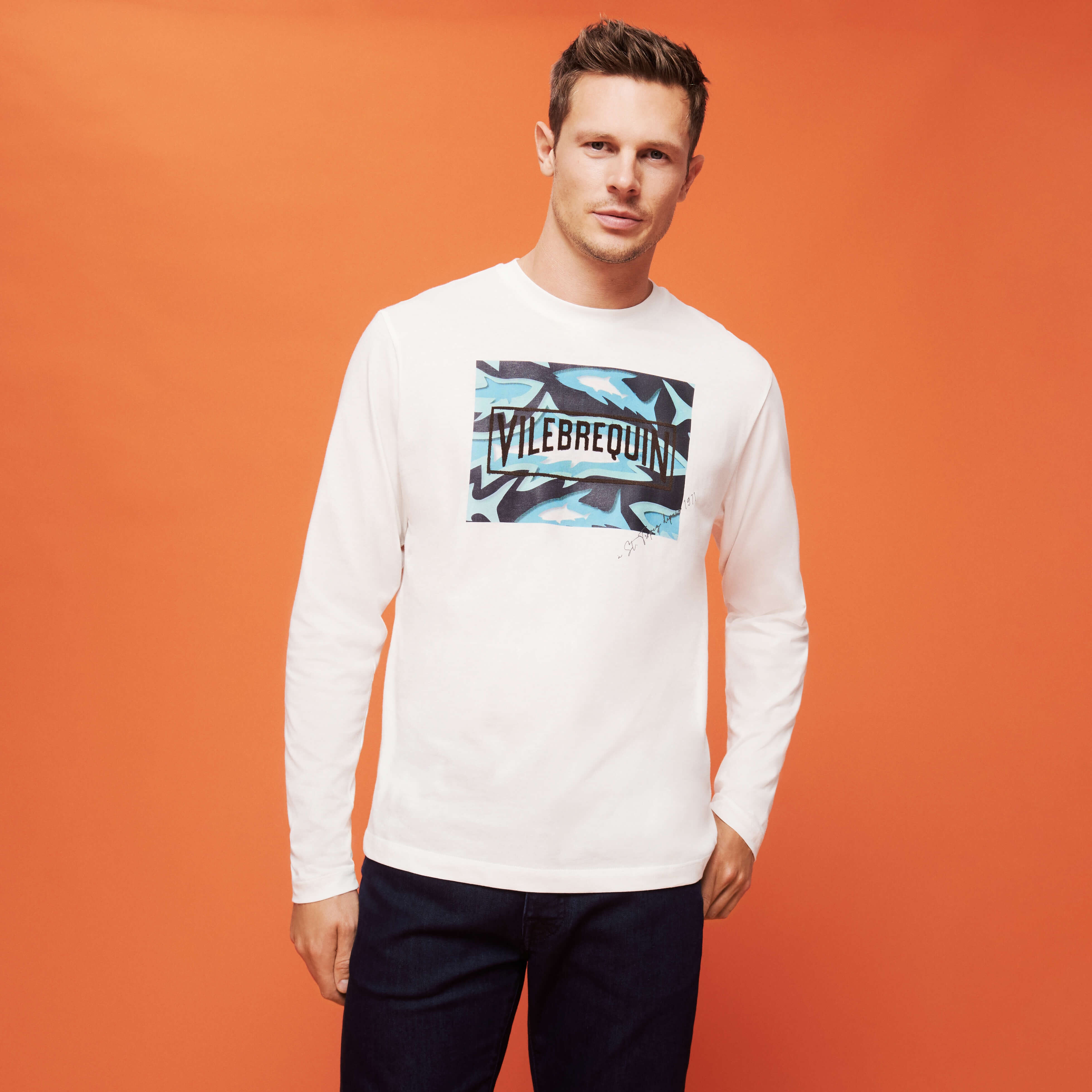 Men 5-Pockets Jeans Requins 3D - 9