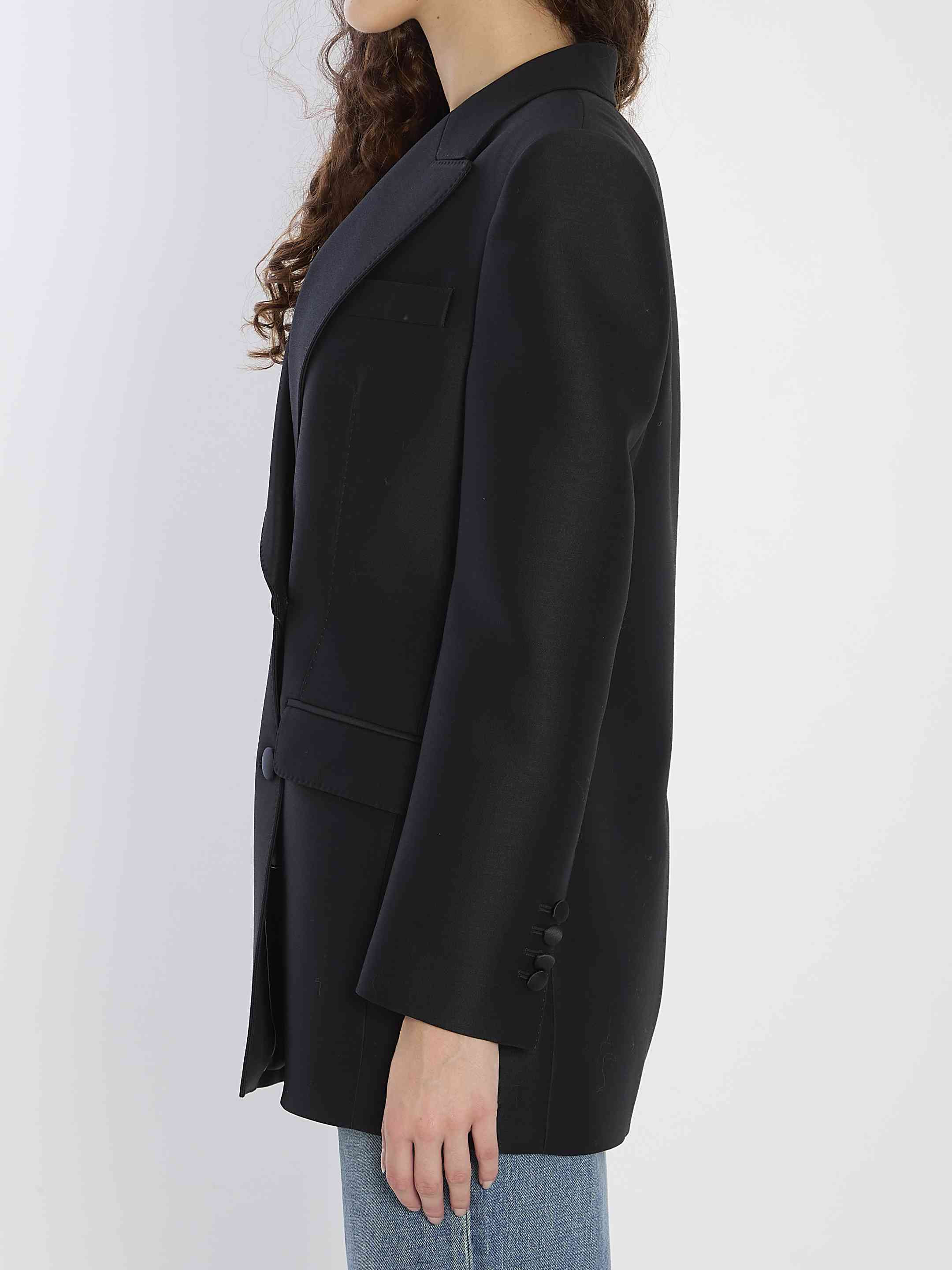 Dolce&Gabbana Women Double-Breasted Jacket In Faille - 3