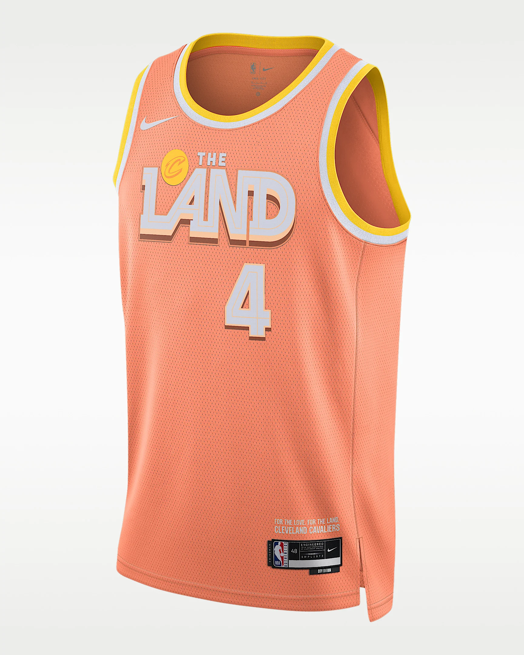 Evan Mobley Cleveland Cavaliers City Edition Men's Nike NBA Swingman Jersey - 1