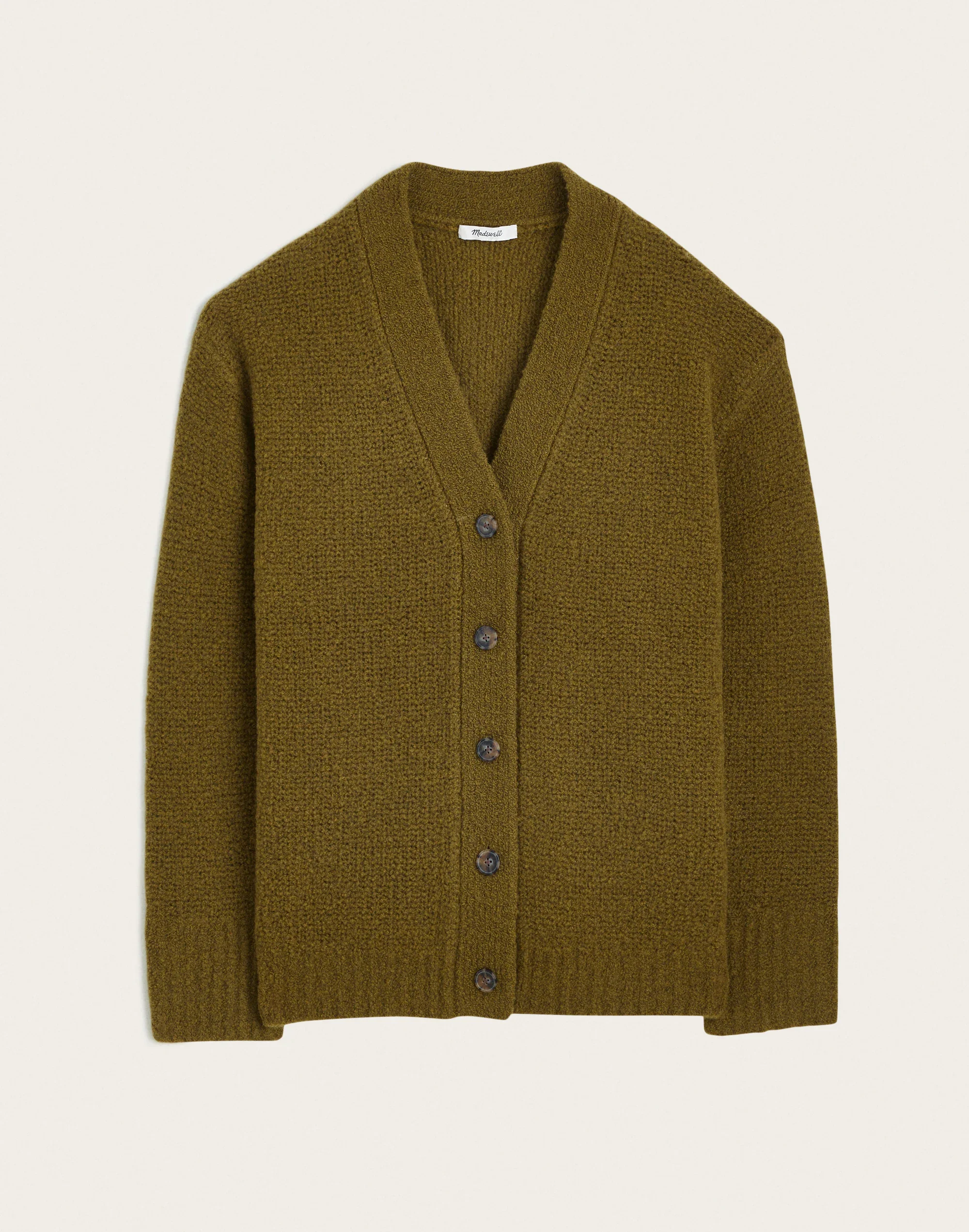 Oversize Bouclé Cardigan - 1