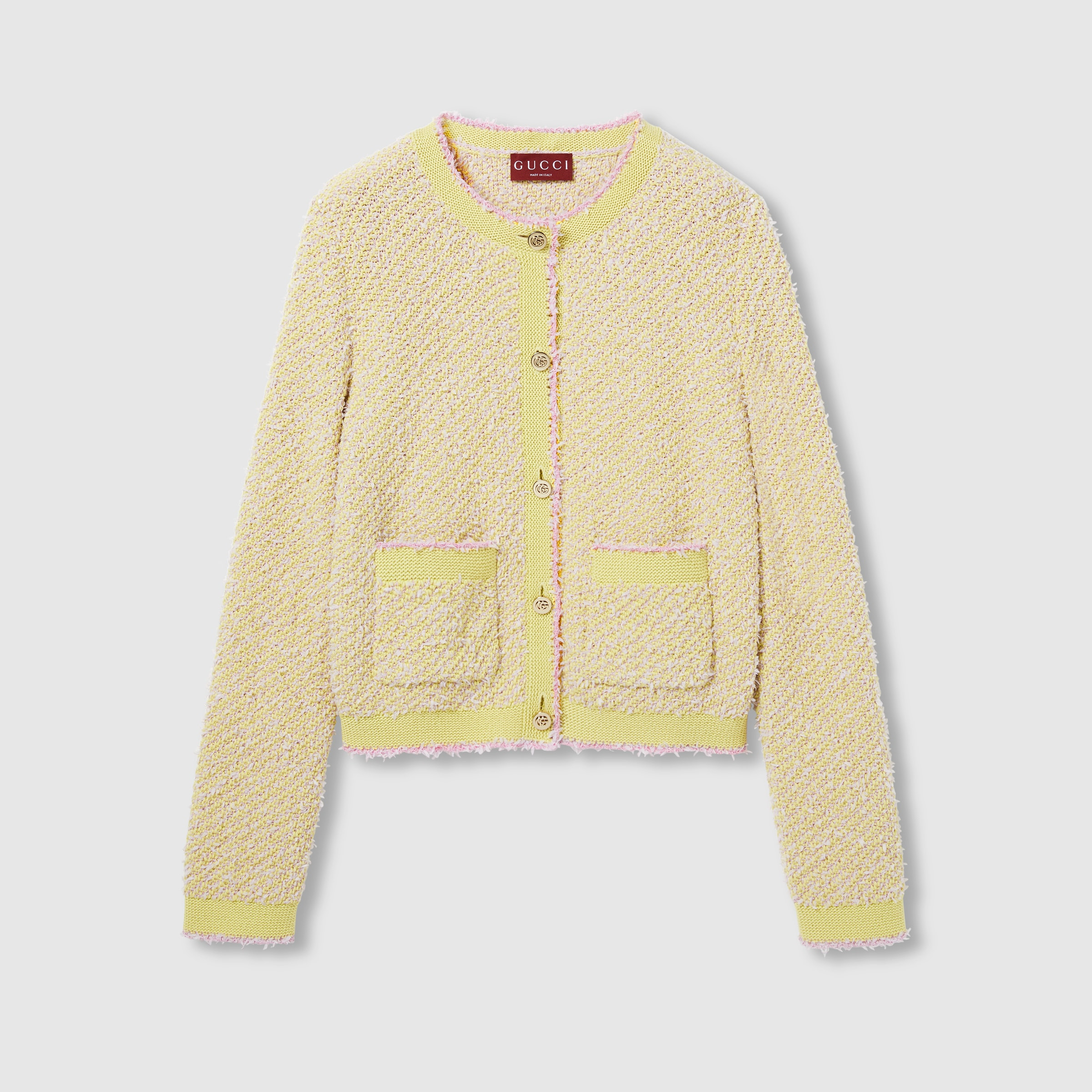 Cotton blend cardigan - 1
