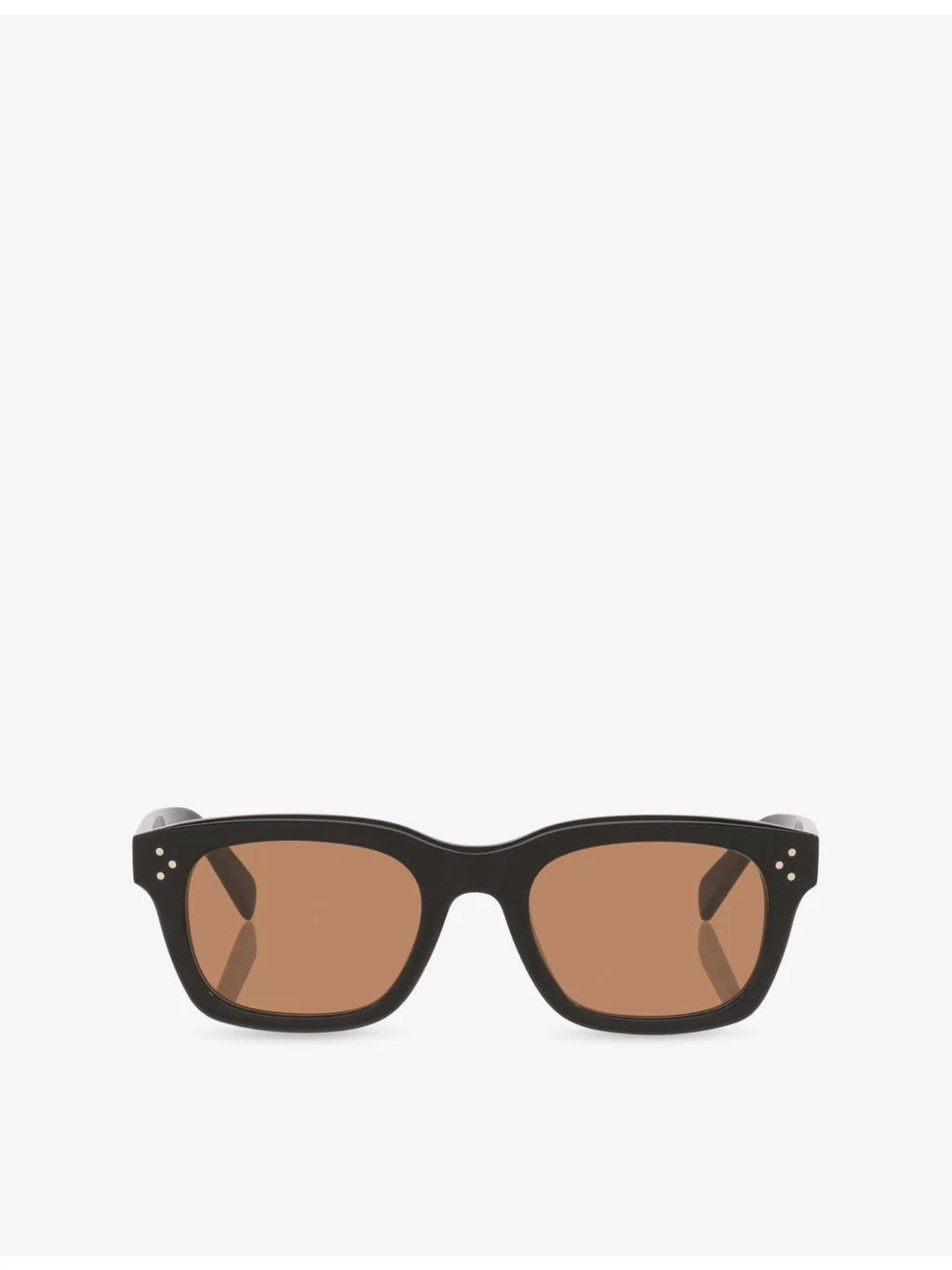 CL40232I 3-Dots Rectangle-Frame Acetate Sunglasses - 1