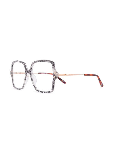 Missoni oversized frame glasses outlook