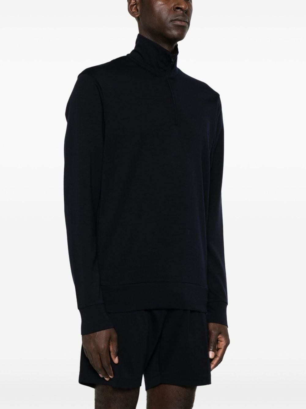 half-zip wool jumper - 3